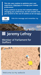 Mobile Screenshot of jeremylefroy.org.uk